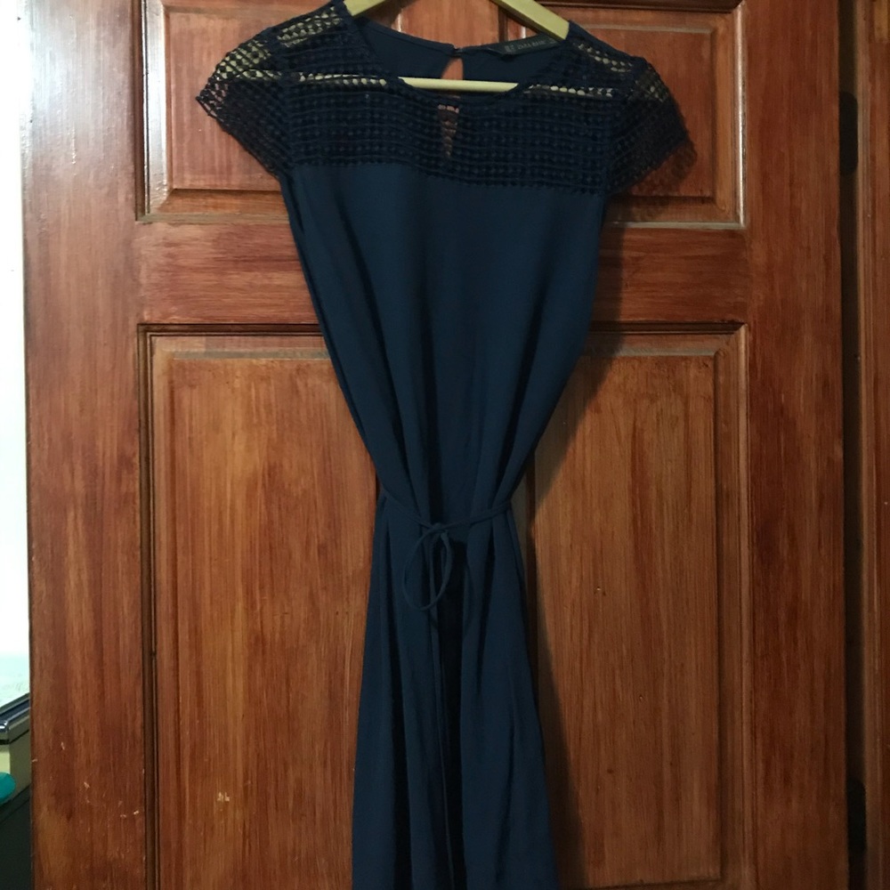 ZARA navy dress